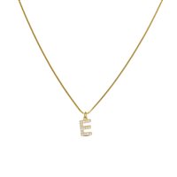 Collana Dilvdò Letters in Argento Zircone CLDOE